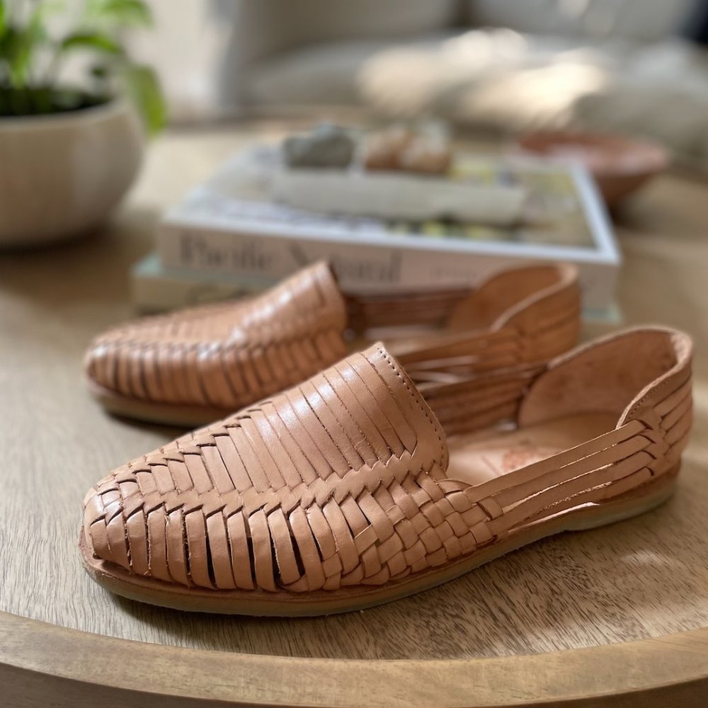Brother Vellies - Huarache in Blush